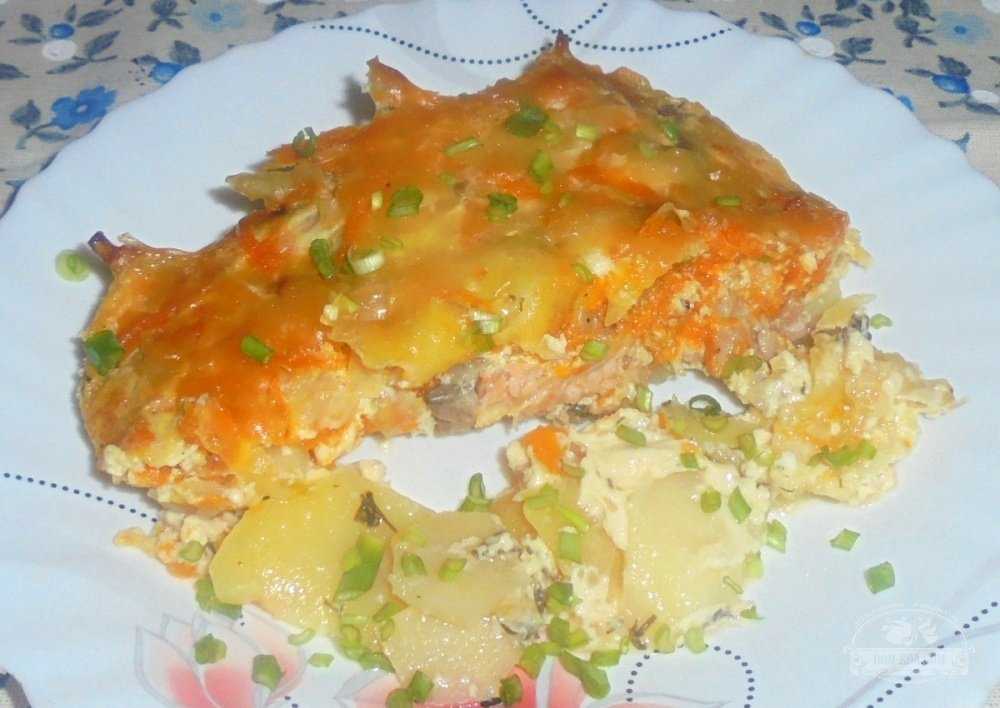 Горбуша в духовке с картошкой и сыром: сочный рецепт в фольге