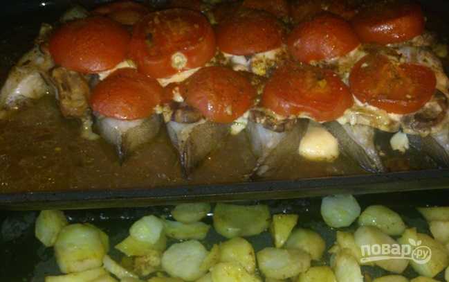 Палтус, запеченный в духовке с картофелем, сыром и овощами: рецепты с фото. палтус, запеченный в фольге и в рукаве.