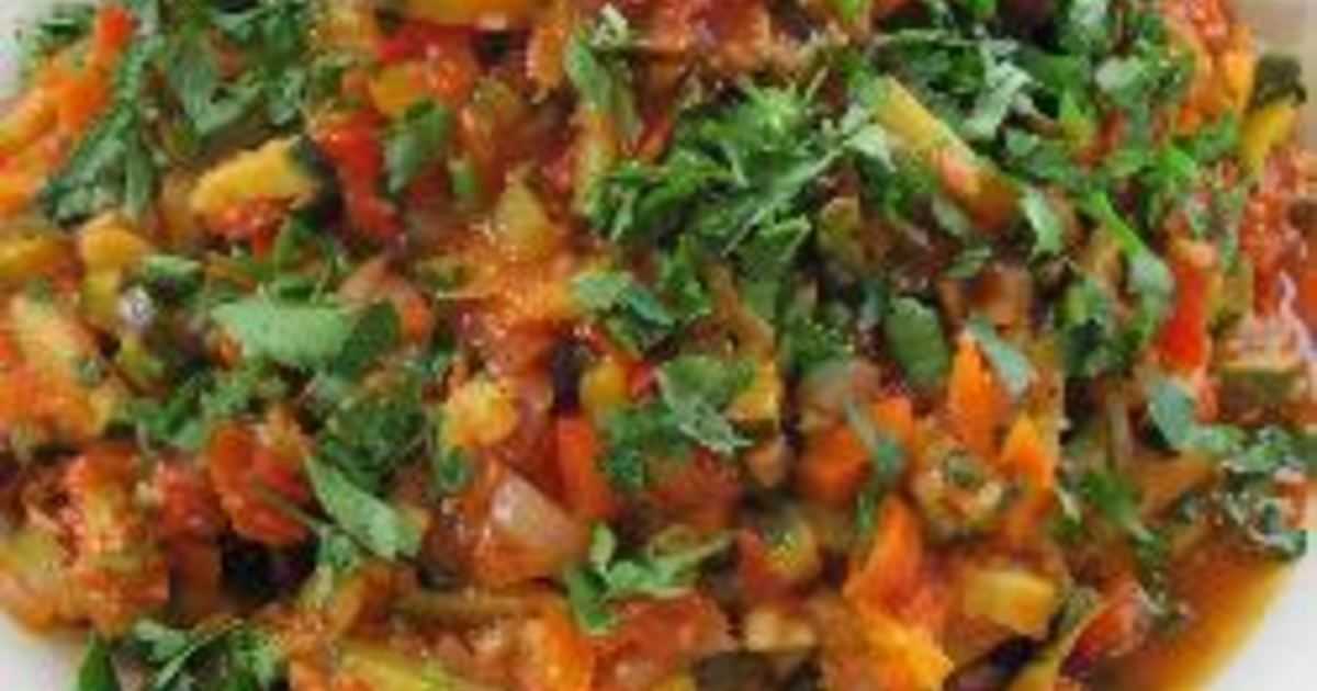 Рататуй из овощей с рыбой, запеченный в духовке — рецепт с видео