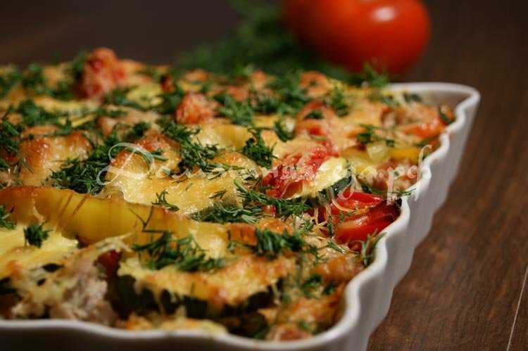 Мясная запеканка с томатами и сыром – проверенный рецепт с фото