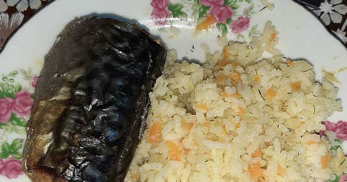 Скумбрия фаршированная рисом. вкусное, оригинальное блюдо