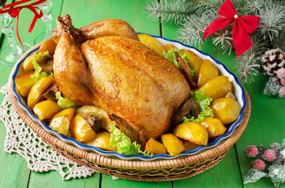 Курица с яблоками в духовке – 6 рецептов как фаршировать и запекать