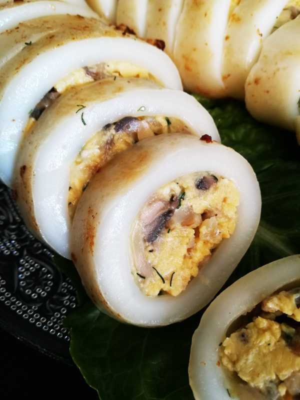 Кальмары фаршированные грибами - 53 рецепта: основные блюда | foodini