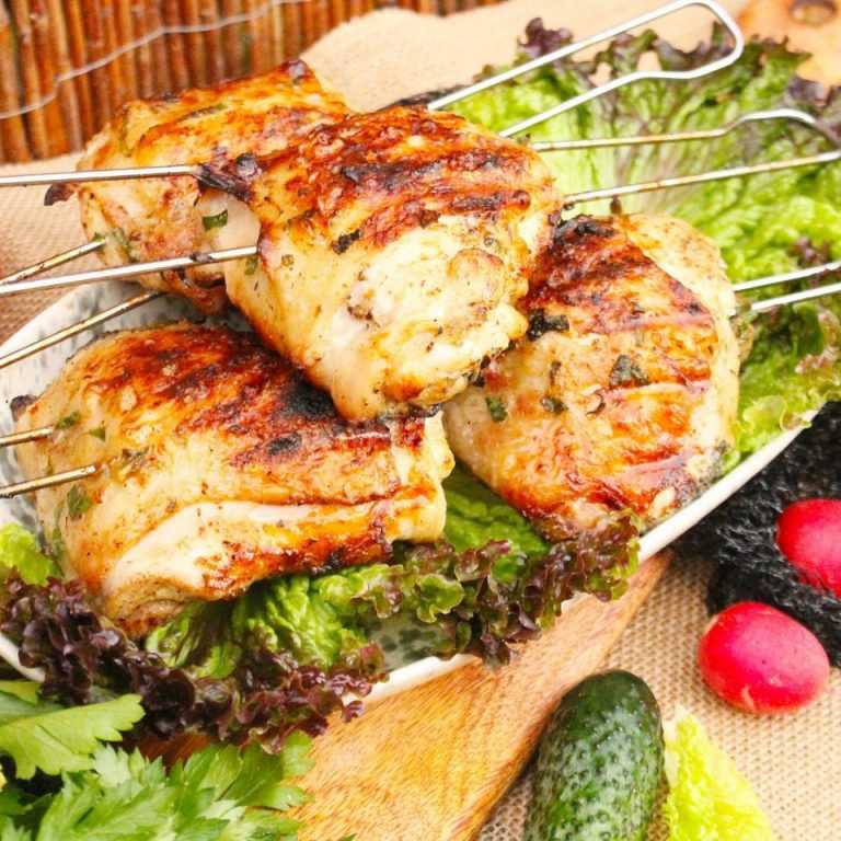 Шашлык из курицы в духовке — 9 рецептов куриного шашлыка на любой вкус