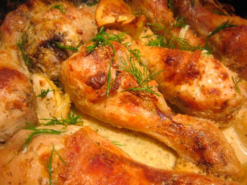 Куриные ножки в духовке - 15 самых вкусных рецептов