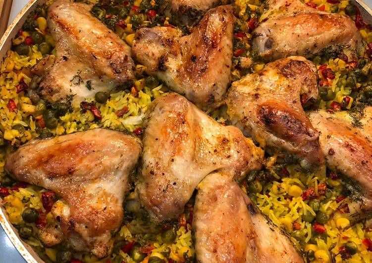 Как приготовить курицу с рисом в духовке по пошаговому рецепту с фото