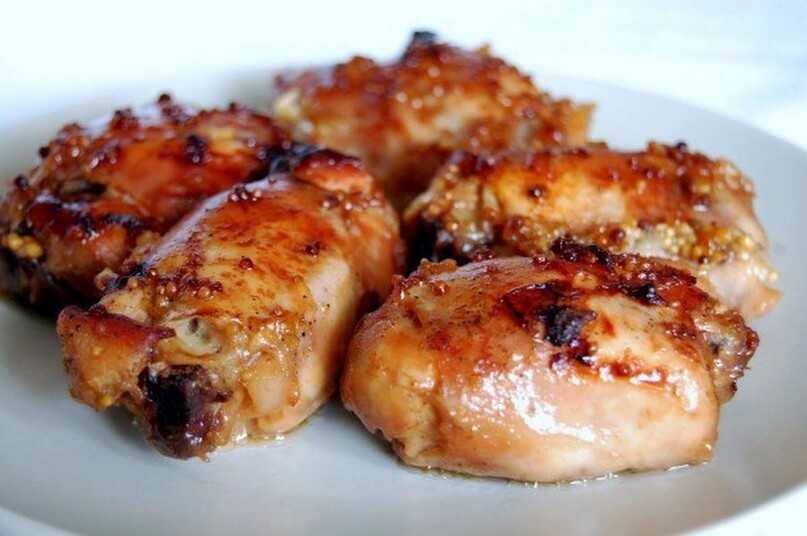Куриные грудки с горчицей и медом в духовке рецепт с фото пошагово - 1000.menu