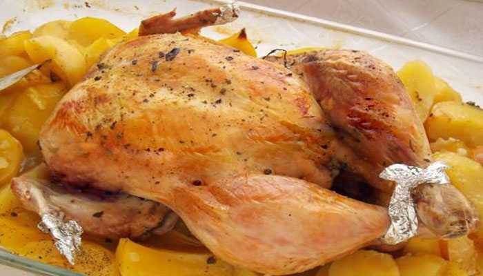 Курица с картошкой в духовке: 7 пошаговых рецептов с фото