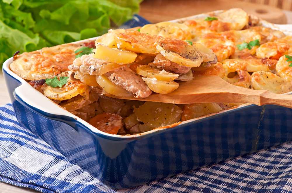 Картошка с мясом и сыром — пошаговый рецепт с фото