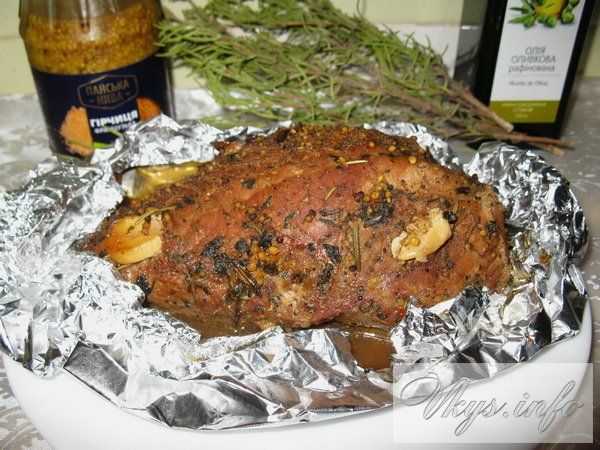 Мясо в фольге — пошаговый рецепт с фото