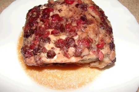 Мамин рецепт жаркого из свинины, фаршированное яблоками и клюквой с фото пошагово