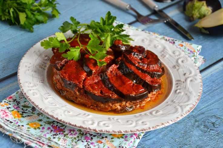 Баклажаны с мясом в духовке – полезное и сытное блюдо