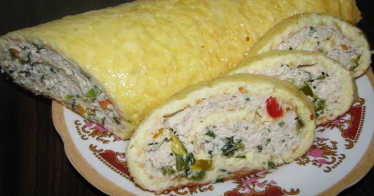 Рулет из фарша с яйцом в духовке: 6 пошаговых рецептов