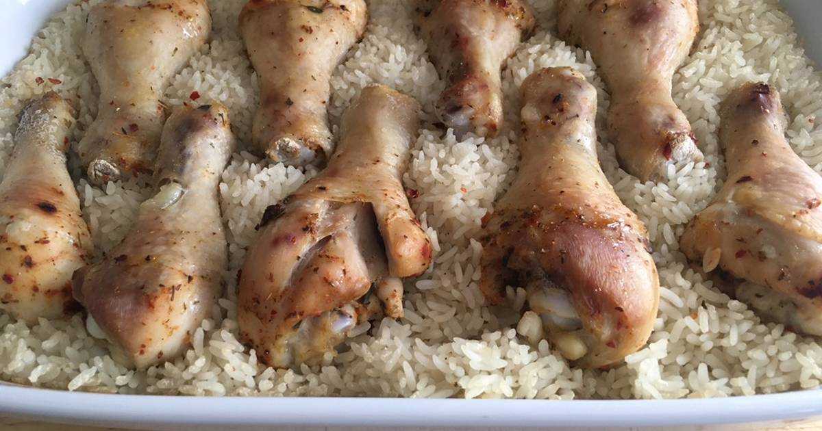 Рис с курицей и овощами в духовке – вкусный и быстрый рецепт
