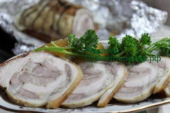 Приготовление брюшины свиной. рулет из свиной брюшины — вкусные рецепты в духовке