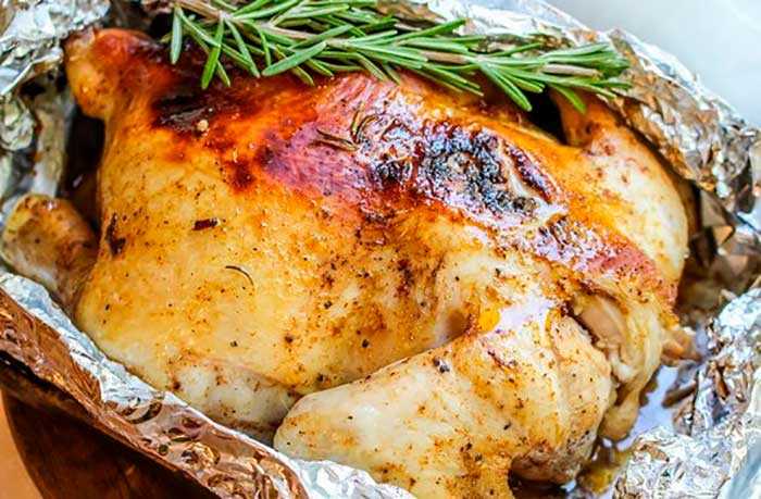 Как приготовить курицу запеченную в фольге в духовке: поиск по ингредиентам, советы, отзывы, пошаговые фото, подсчет калорий, изменение порций, похожие рецепты