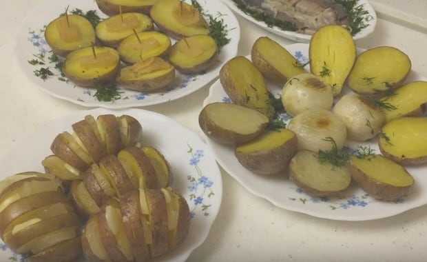 Картошка с салом в духовке, 4 лучших рецепта