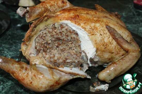 Курица фаршированная гречкой - подборка самых вкусных рецептов