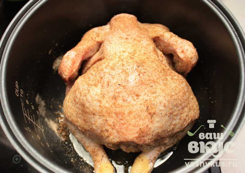Как запечь курицу в мультиварке с корочкой