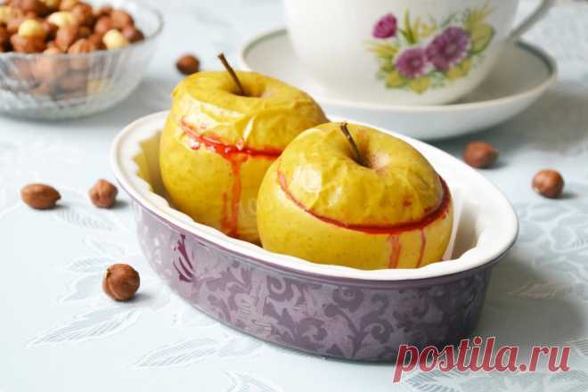 Яблоки запеченные с мёдом в духовке, рецепт с фото — wowcook.net
