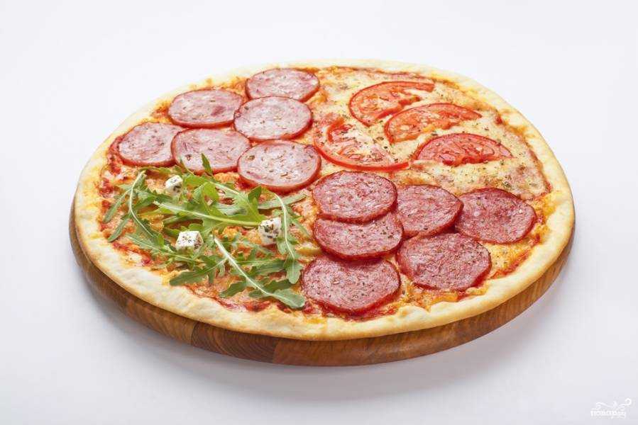 Пицца с колбасой и сыром – 8 рецептов вкусной домашней пиццы