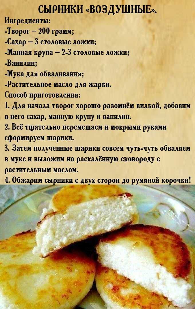 Сырники в духовке - рецепт с пошаговыми фото | меню недели