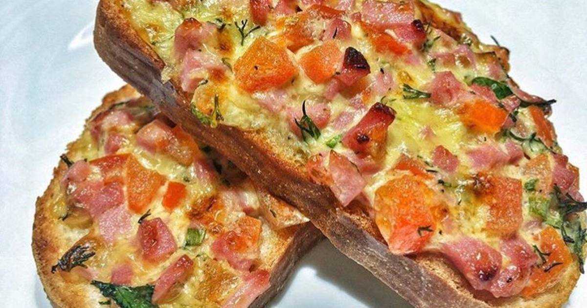Ленивая пицца из батона в духовке - вкусные рецепты от receptpizza.ru