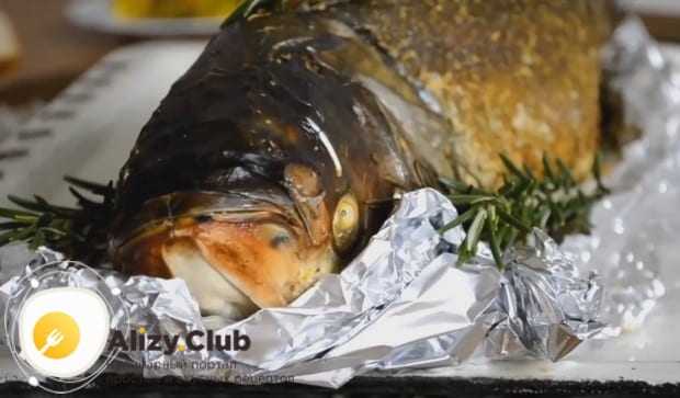 Рецепт толстолобика запеченного в духовке, как приготовить рыбу в фольге