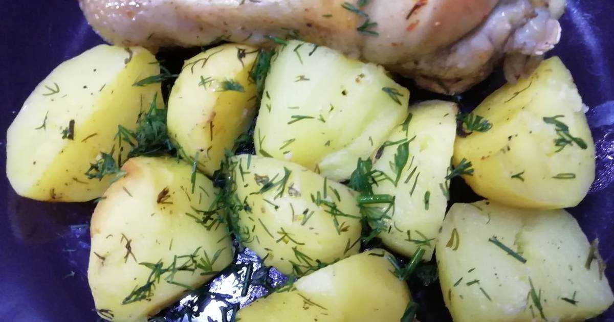Рецепт картофеля, запечённого в рукаве в духовке - 8 пошаговых фото в рецепте