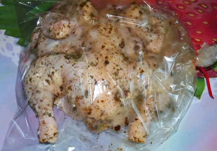 Курица в духовке в пакете для запекания: рецепт с фото пошагово