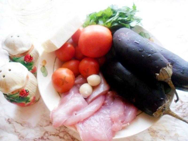 Готовь баклажаны с куриным филе и помидорами в духовке: поиск по ингредиентам, советы, отзывы, пошаговые фото, подсчет калорий, удобная печать, изменение порций, похожие рецепты
