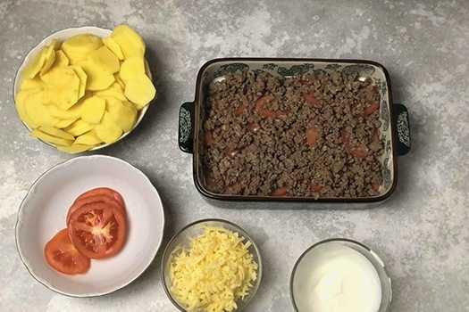 Мясная запеканка с картофелем хрюн василий рецепт с фото пошагово