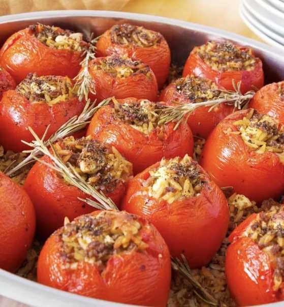 Как испечь фаршированные помидоры в духовке по пошаговому рецепту с фото