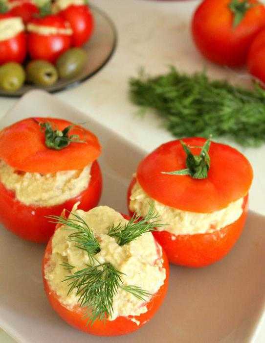 Помидоры фаршированные с сыром в духовке — 7 рецептов эффектной закуски