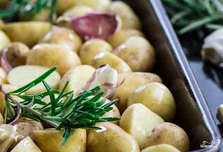 Рецепты картофель запеченный с розмарином