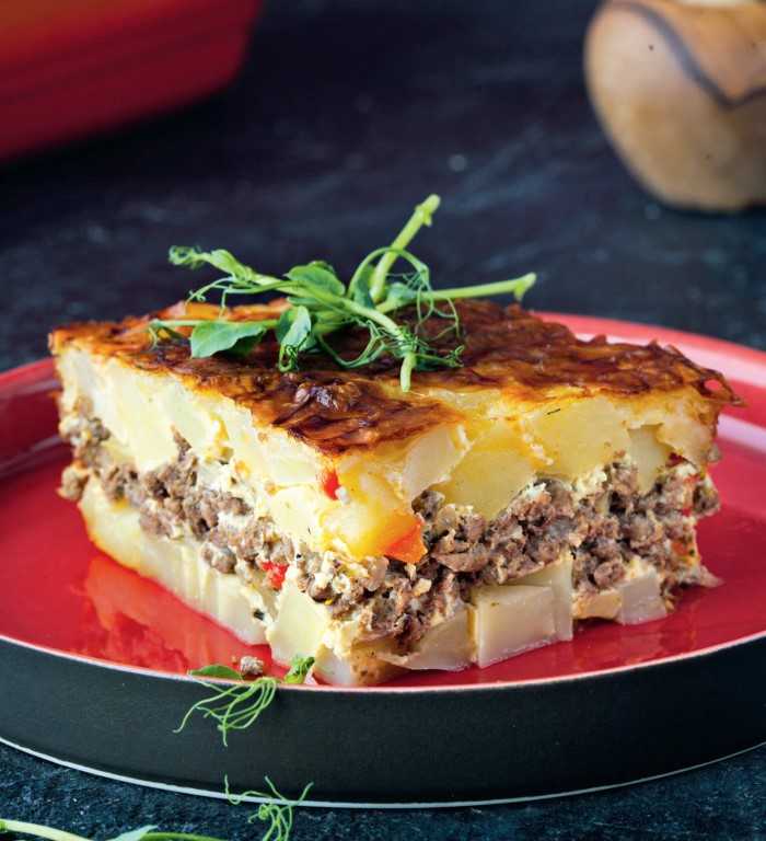 Картофельная запеканка с фаршем и сыром в духовке рецепт с фото пошагово и видео - 1000.menu