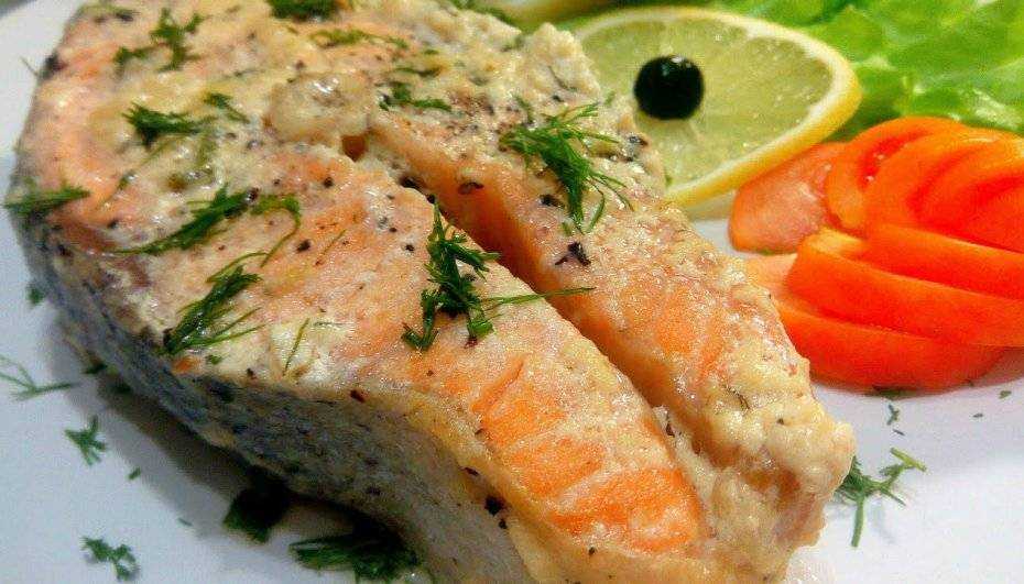 Стейк кеты в духовке — рецепты сочного приготовления красной рыбы