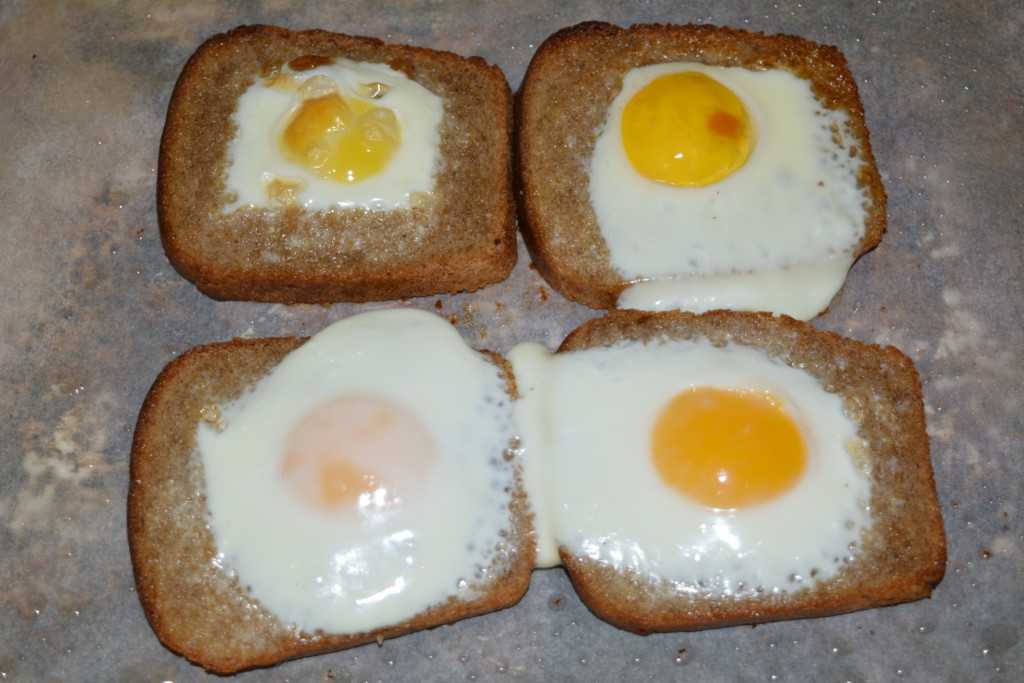 Гренки в яйце и с яйцом
