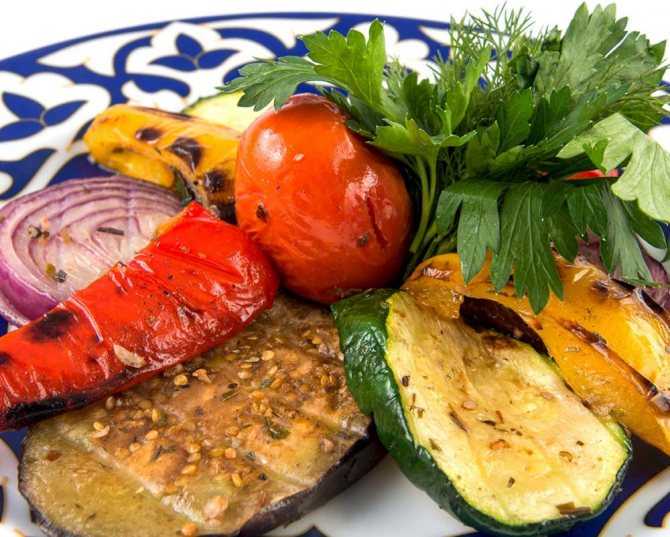 Овощи на гриле - рецепты в духовке, на сковороде-гриль, на мангале. как замариновать и жарить овощи на гриле?
