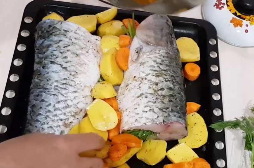 Белый амур в духовке: рецепты приготовления с фото, как вкусно приготовить целиком и кусочками, как запечь рыбу в фольге, чтобы была сочной