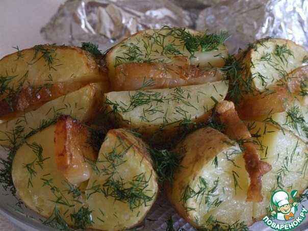 Картошка с салом в духовке, рецепт с фото