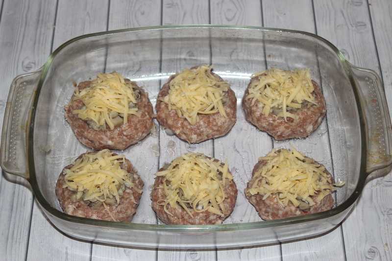 Рецепт мясных гнезд из фарша с начинкой из картошки, фото пошаговое