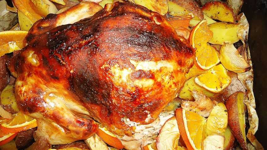 Курица с апельсинами в духовке — 8 рецептов приготовления