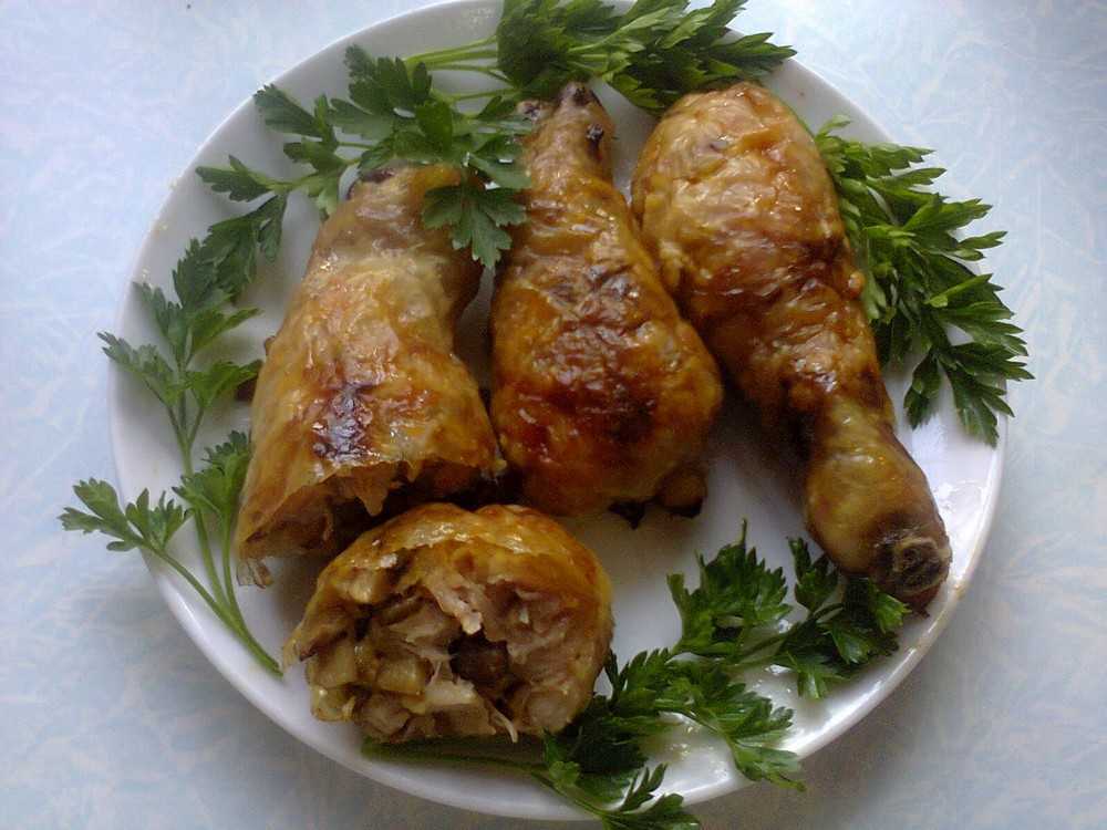 Фаршированные куриные голени - 102 рецепта: мясные блюда | foodini