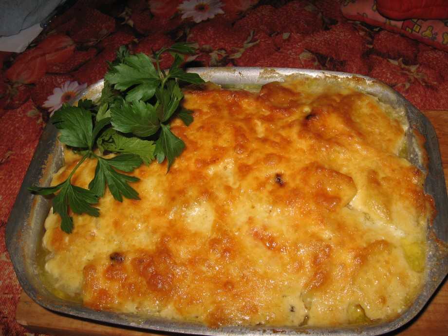 Запеканка с семгой и картофельным пюре рецепт с фото пошагово - 1000.menu