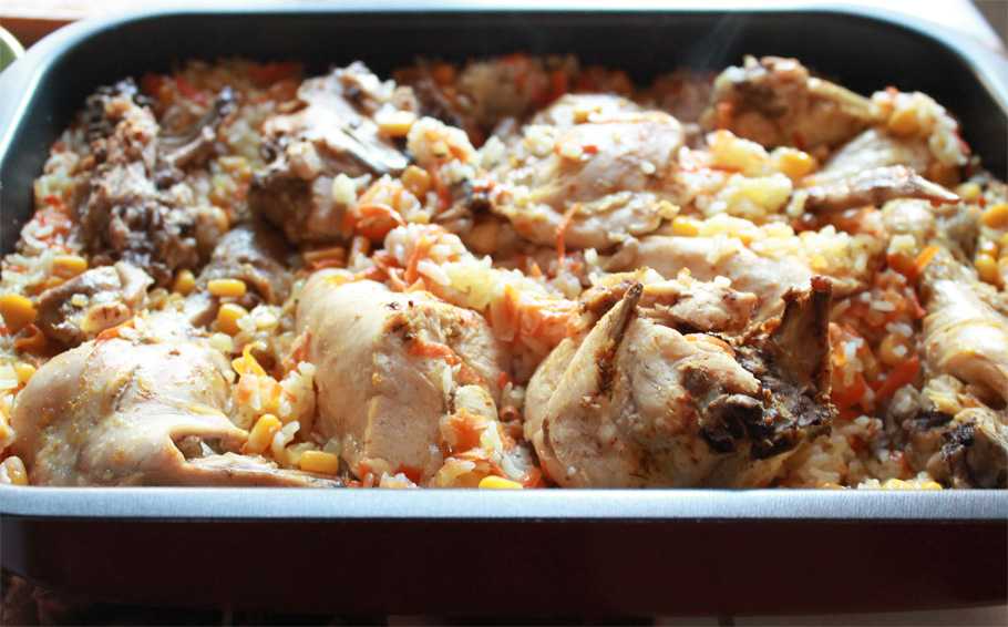 Рецепт фаршированной курицы с рисом в духовке: с овощами, грибами, сухофруктами