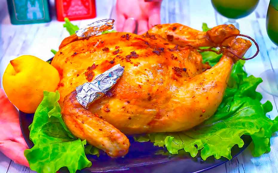 Курица, запеченная в мультиварке: готовим целиком, филе, голени