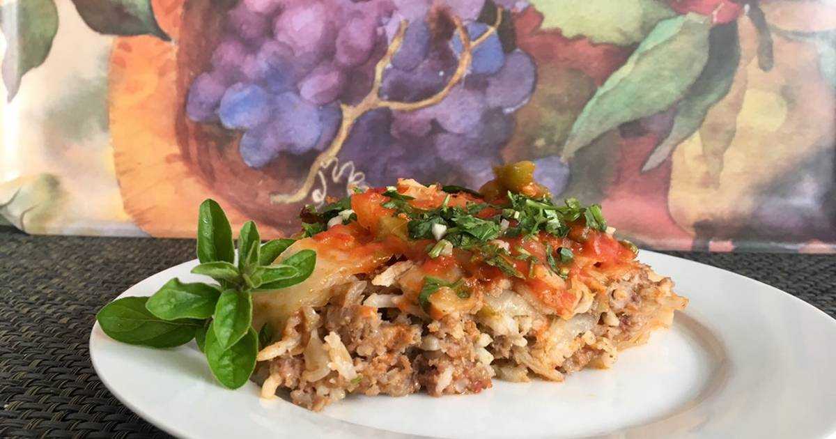 Ленивые голубцы с капустой, рисом и мясным фаршем на сковороде – 5 рецептов с фото