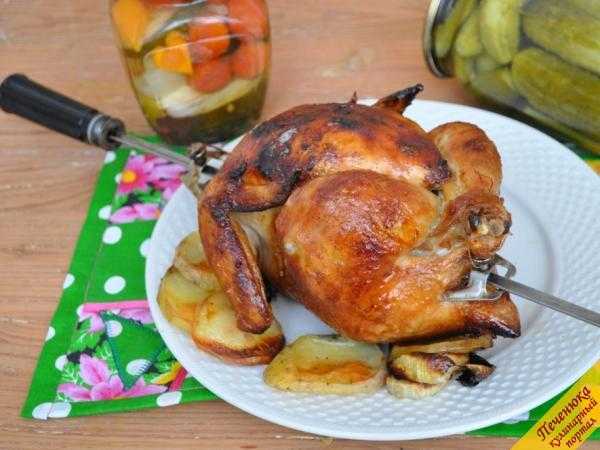 Курица гриль в духовке (праздничный рецепт)