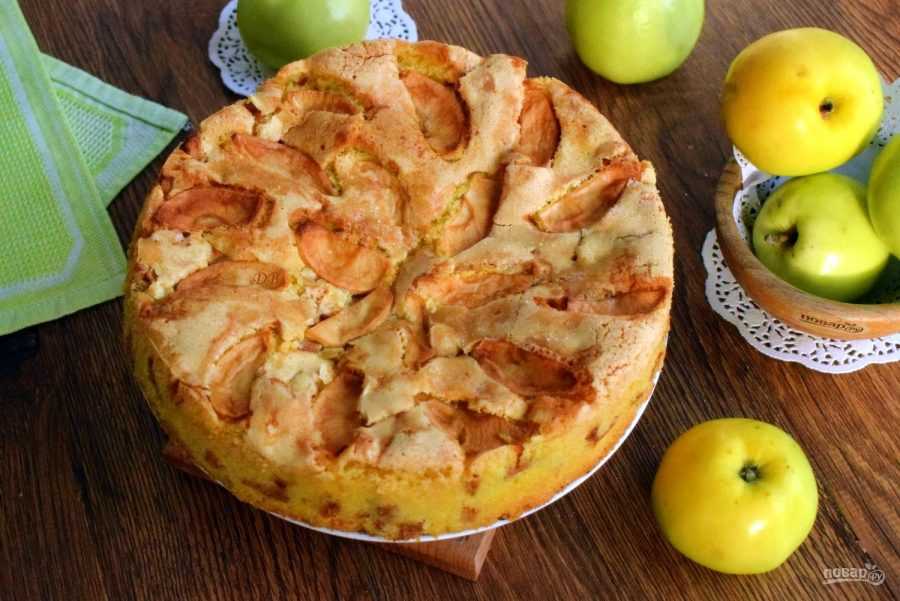 Пышная шарлотка с яблоками и апельсинами — готовим по классическим рецептам